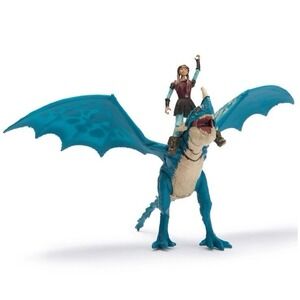 New DreamWorks Train Your Dragon To Fly Nadder + Astrid Action Figures Toys